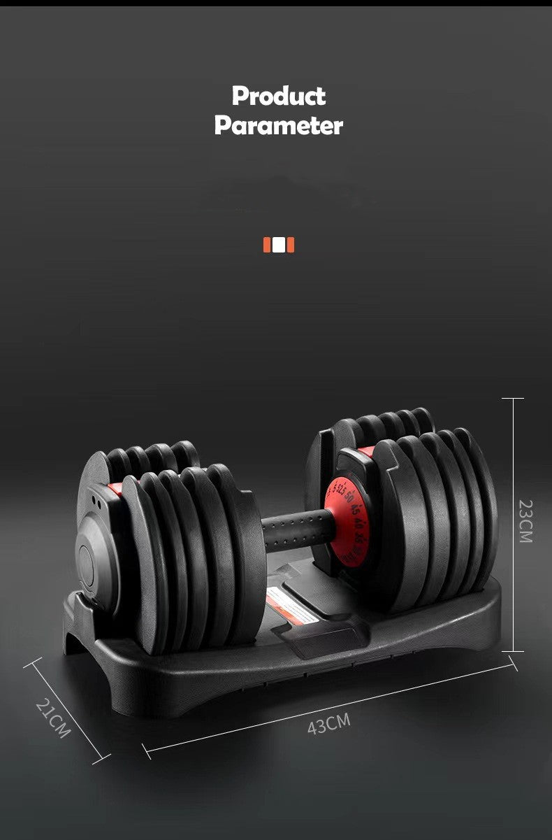 New model - Ultimate set / 2 Adjustable Dumbbells / 5-52.5 lbs