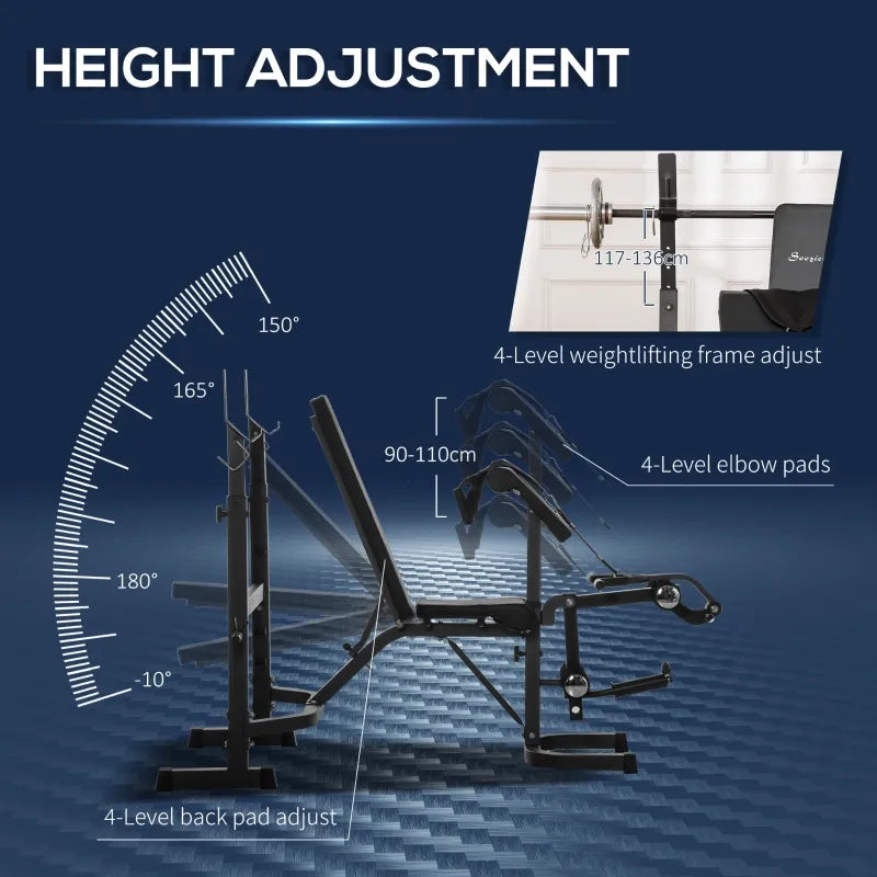 Multifunctional weight bench