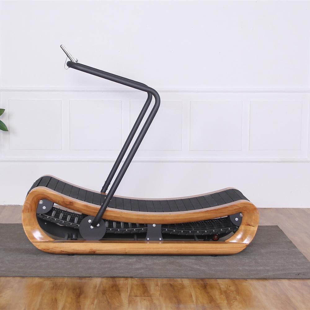 Curved Wooden Treadmill - Montreal Fitness